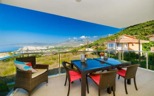 Duplex Penthouse mit Meerblick in KARGICAK Alanya Türkei