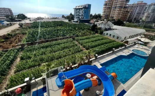 Wohnung mit Pool und Meerblick in KARGICAK Alanya Türkei